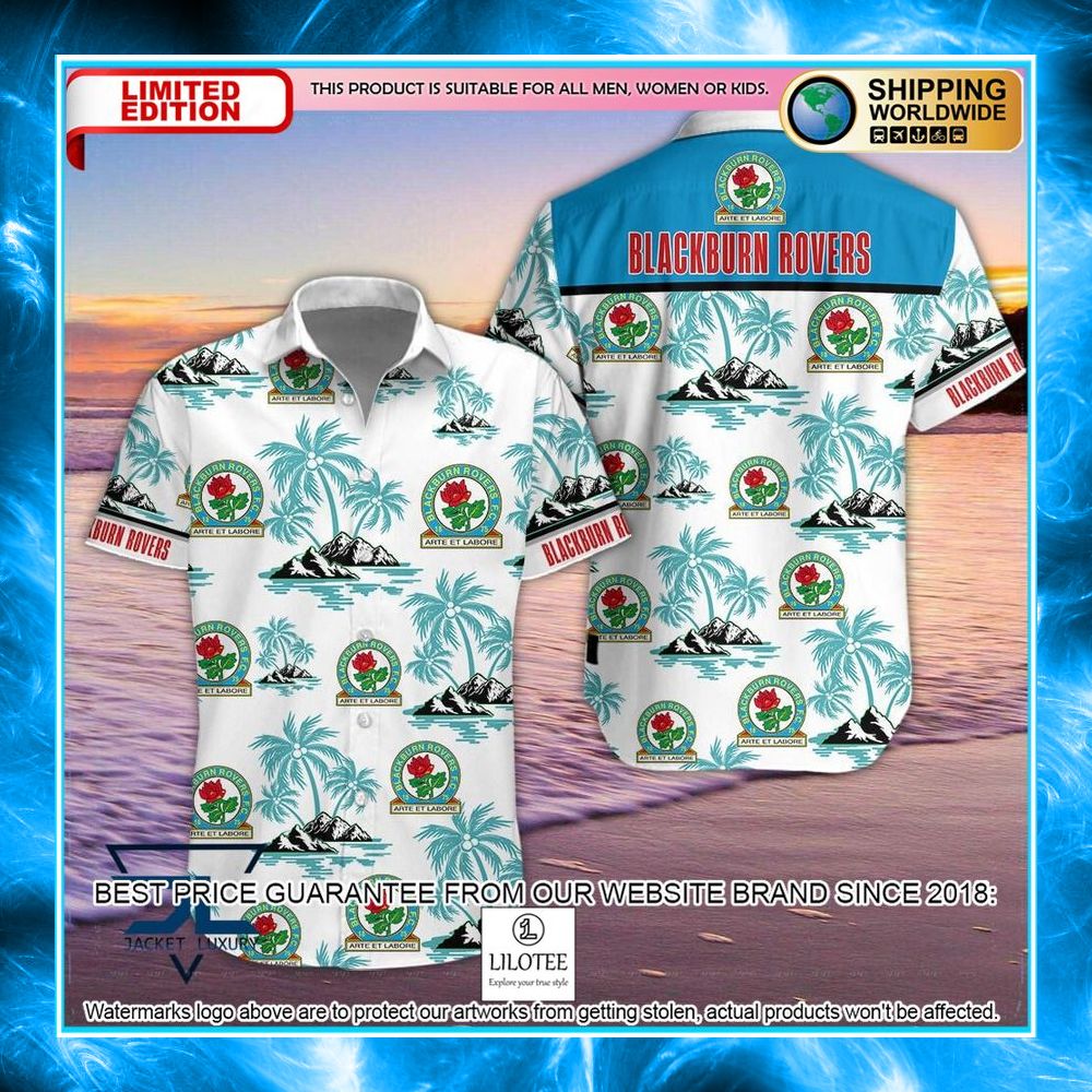 blackburn rovers hawaiian shirt shorts 1 544