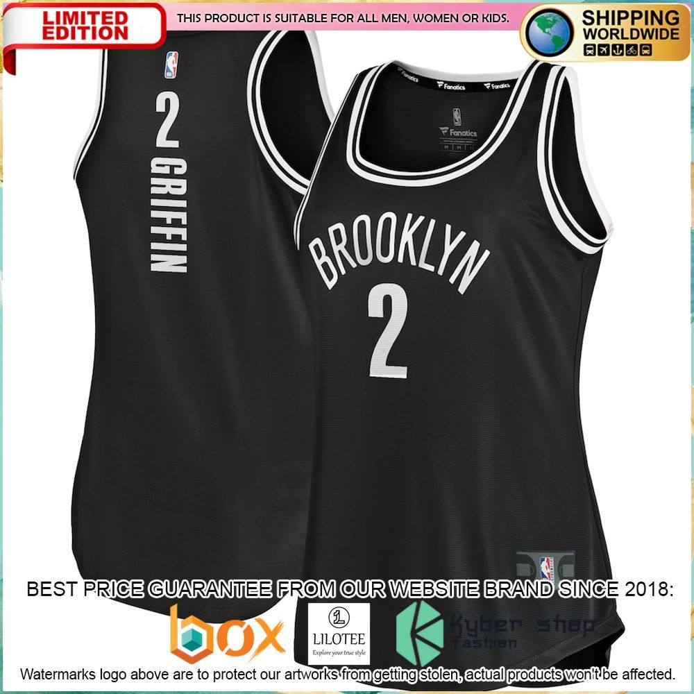 blake griffin brooklyn nets womens 2020 21 black basketball jersey 1 129