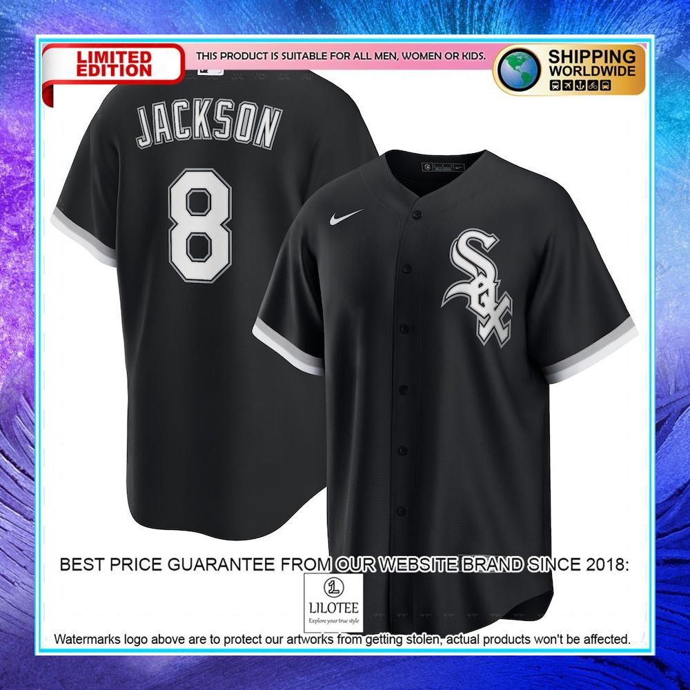 bo jackson chicago white sox nike alternate cooperstown collection player black baseball jersey 1 101