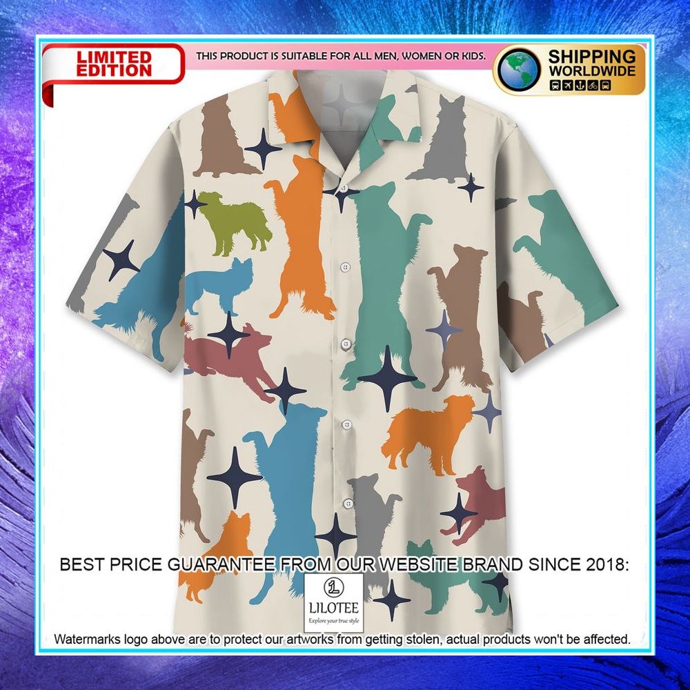border collie colorful hawaiian shirt 1 472