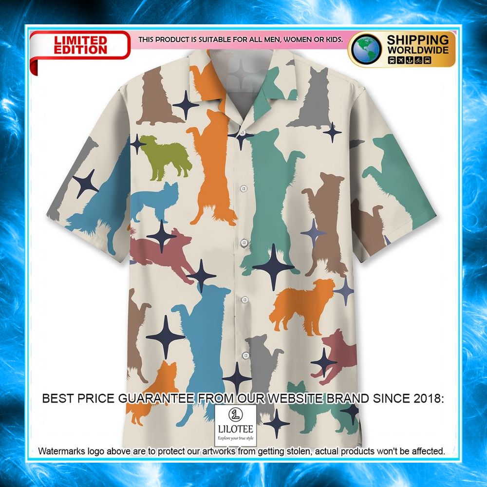 border collie colorful hawaiian shirt 1 81