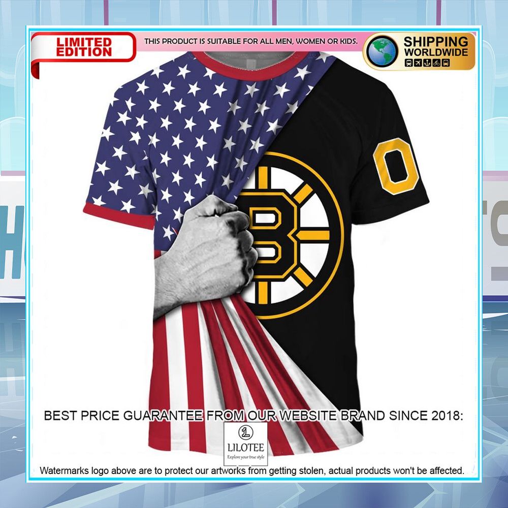 boston bruins us flag custom shirt hoodie 2 451
