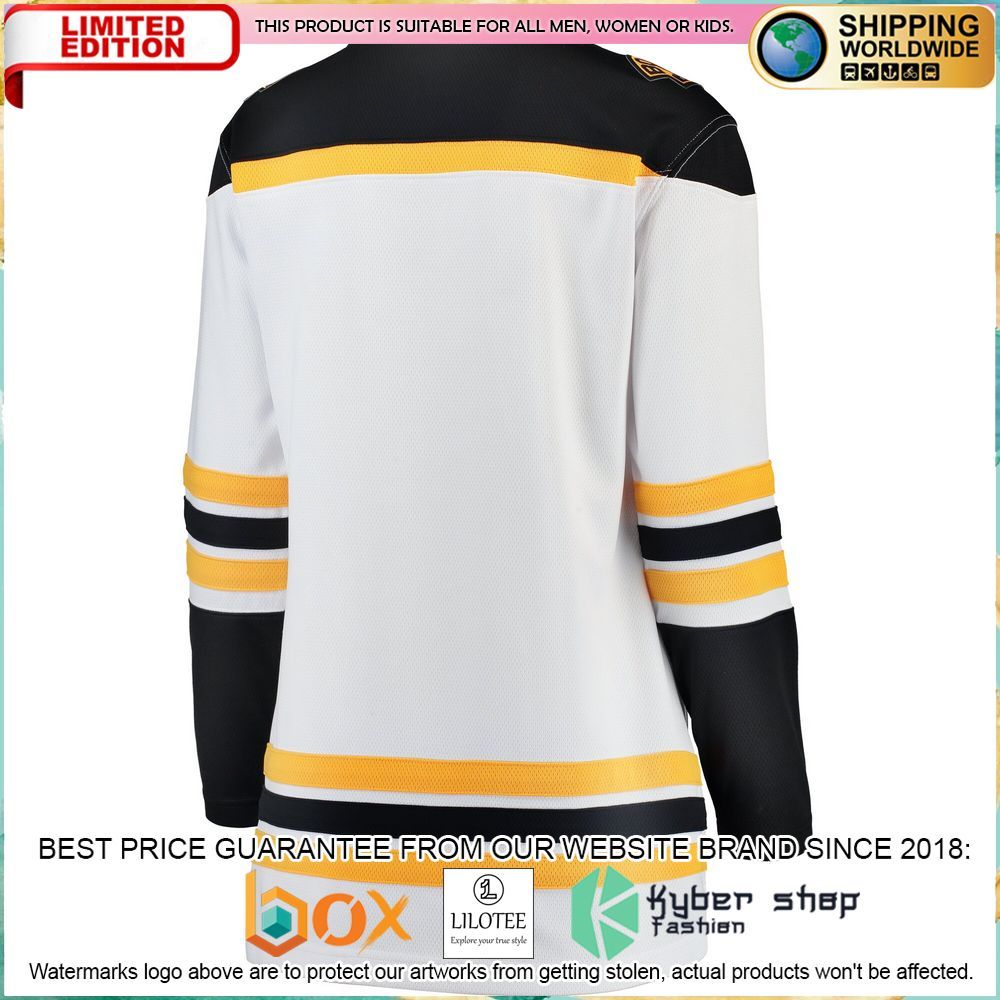 boston bruins womens away white hockey jersey 1 462