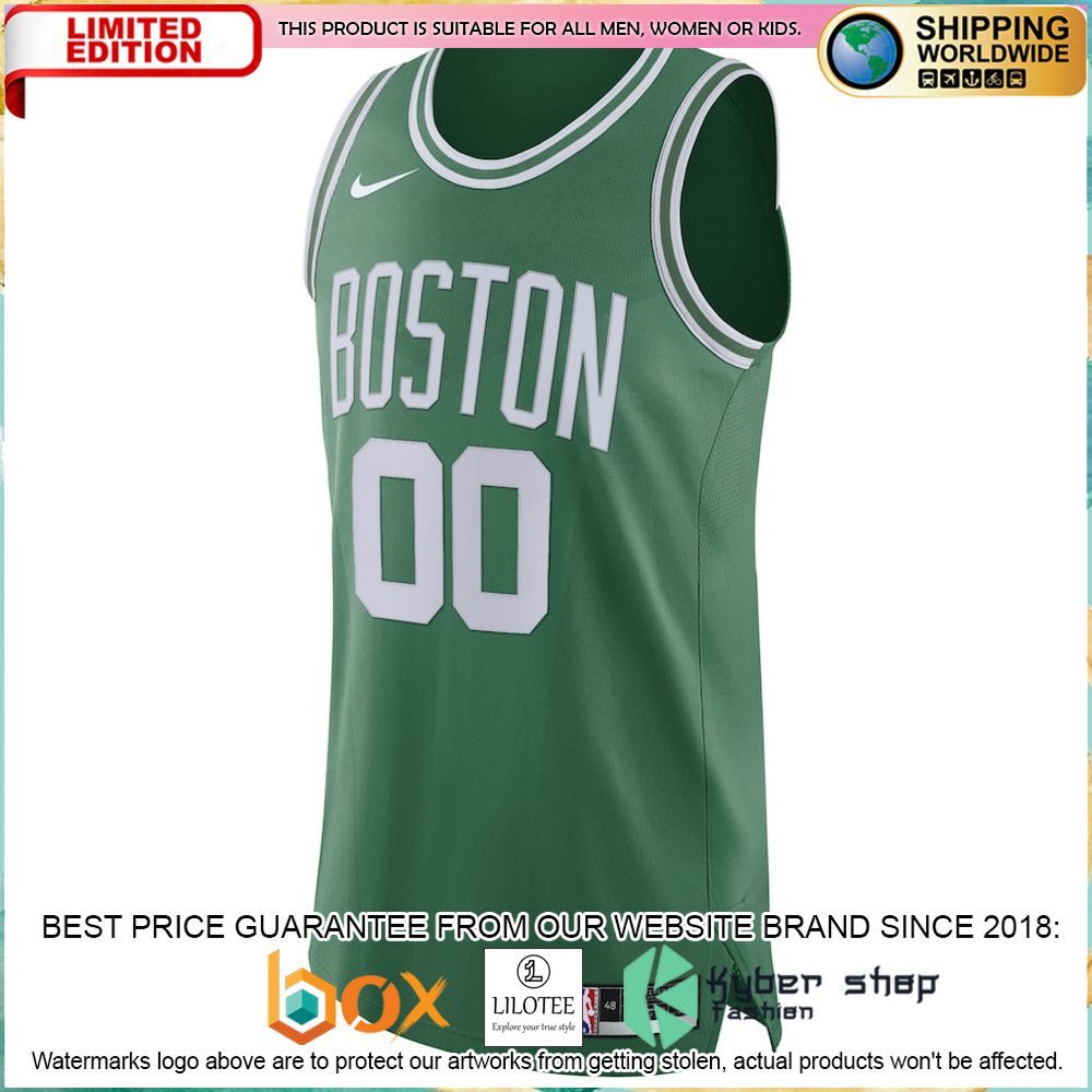 boston celtics nike 2020 21 custom green basketball jersey 2 919