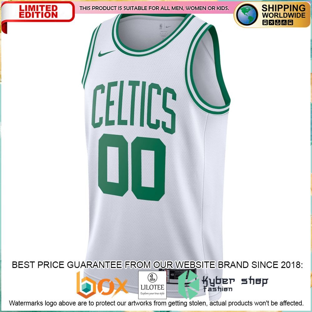 boston celtics nike 2022 23 custom white basketball jersey 2 906