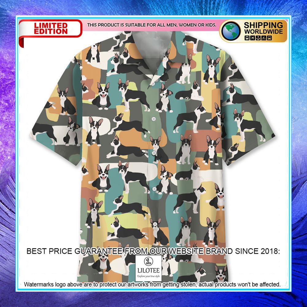 boston funny color hawaiian shirt 1 579
