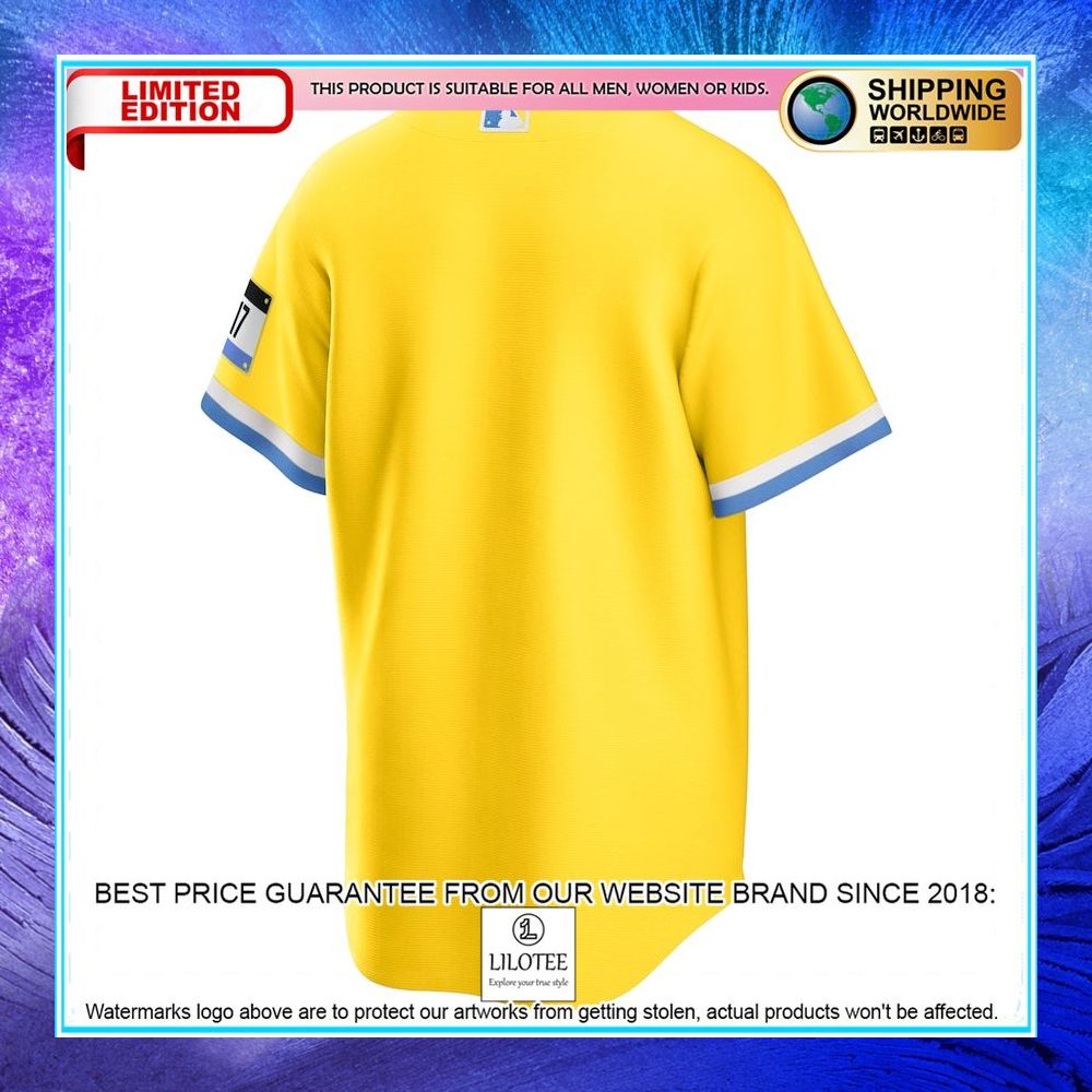 Boston Red Sox City Connect Gold-Light Blue Baseball Jersey - LIMITED EDITION 3 boston red sox nike city connect gold light blue baseball jersey 3 958
