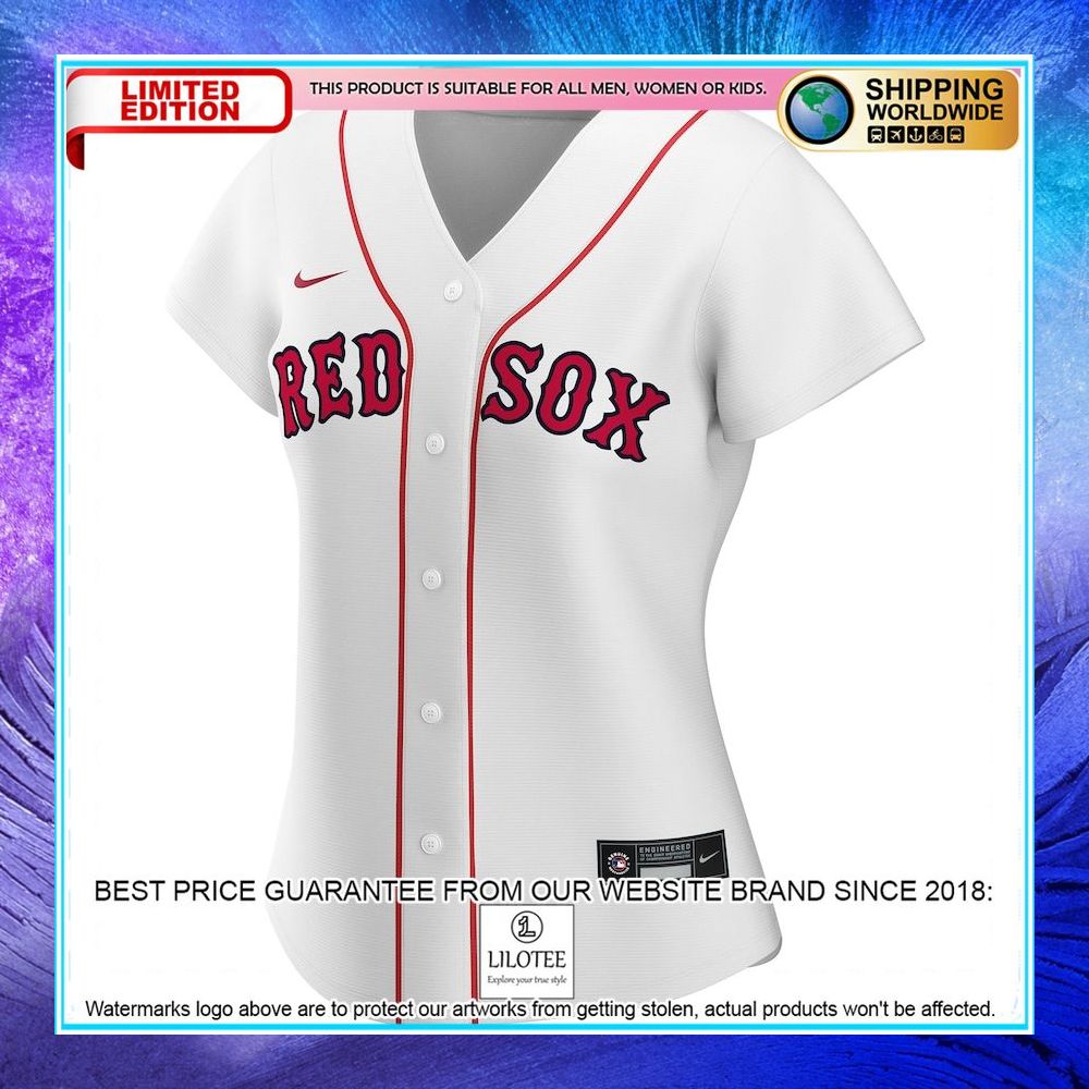 boston red sox nike women home custom white baseball jersey 2 905