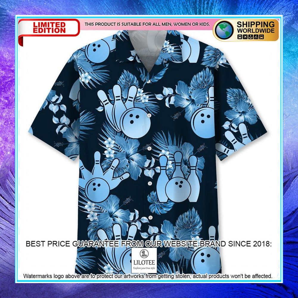bowling tropical hawaiian shirt 1 691