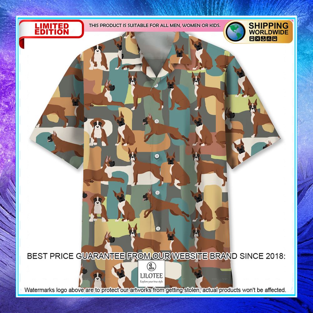 boxer funny color hawaiian shirt 1 630