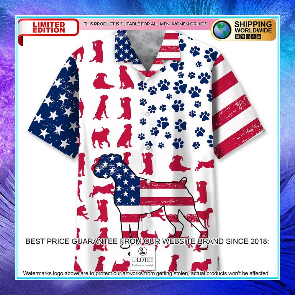 boxer usa flag hawaiian shirt 1 265