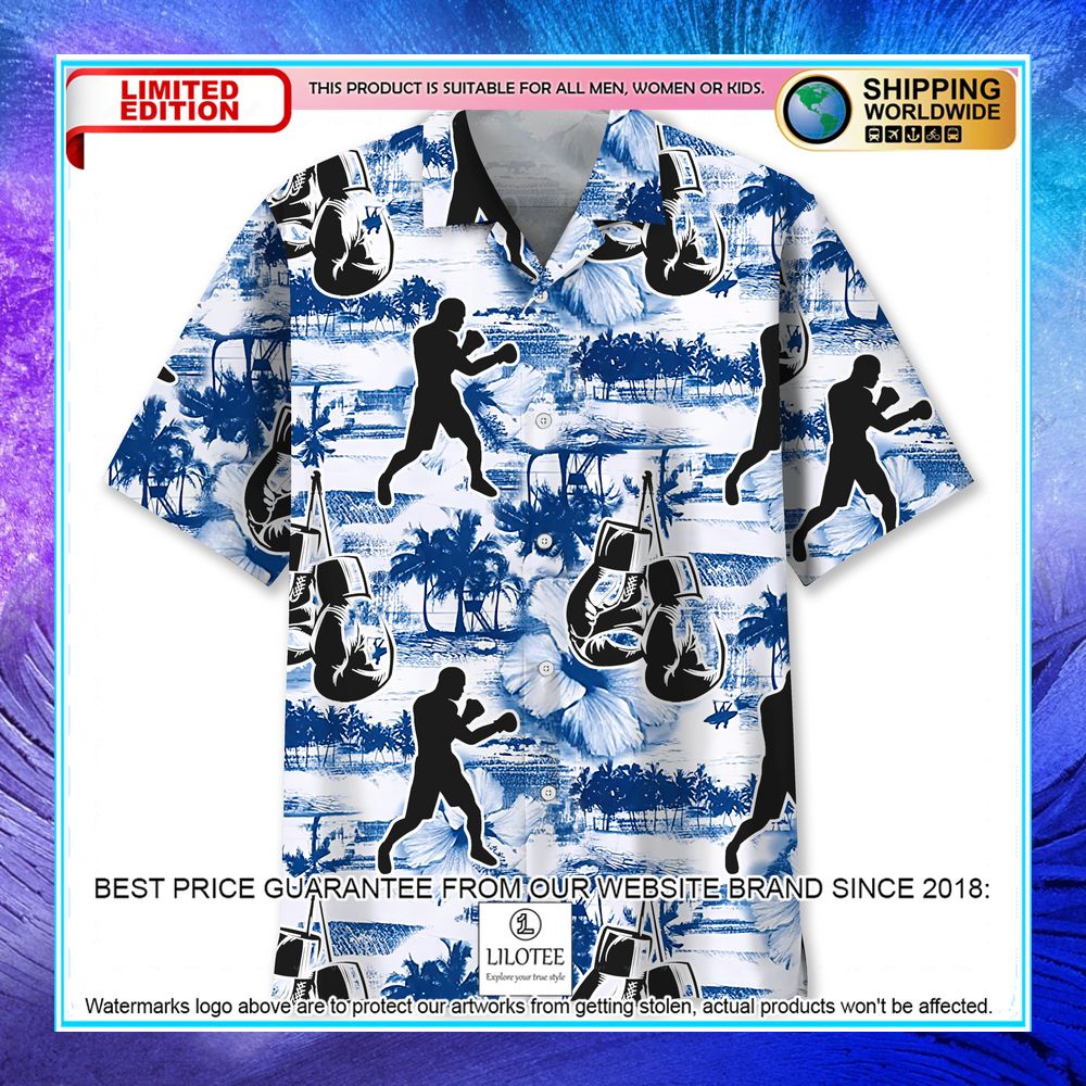 boxing blue nature hawaiian shirt 1 267