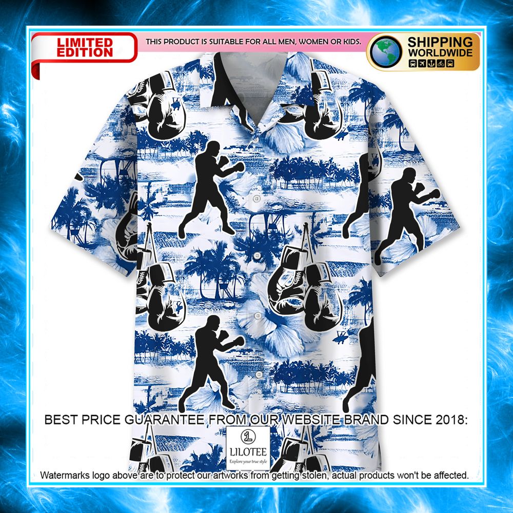 boxing blue nature hawaiian shirt 1 375