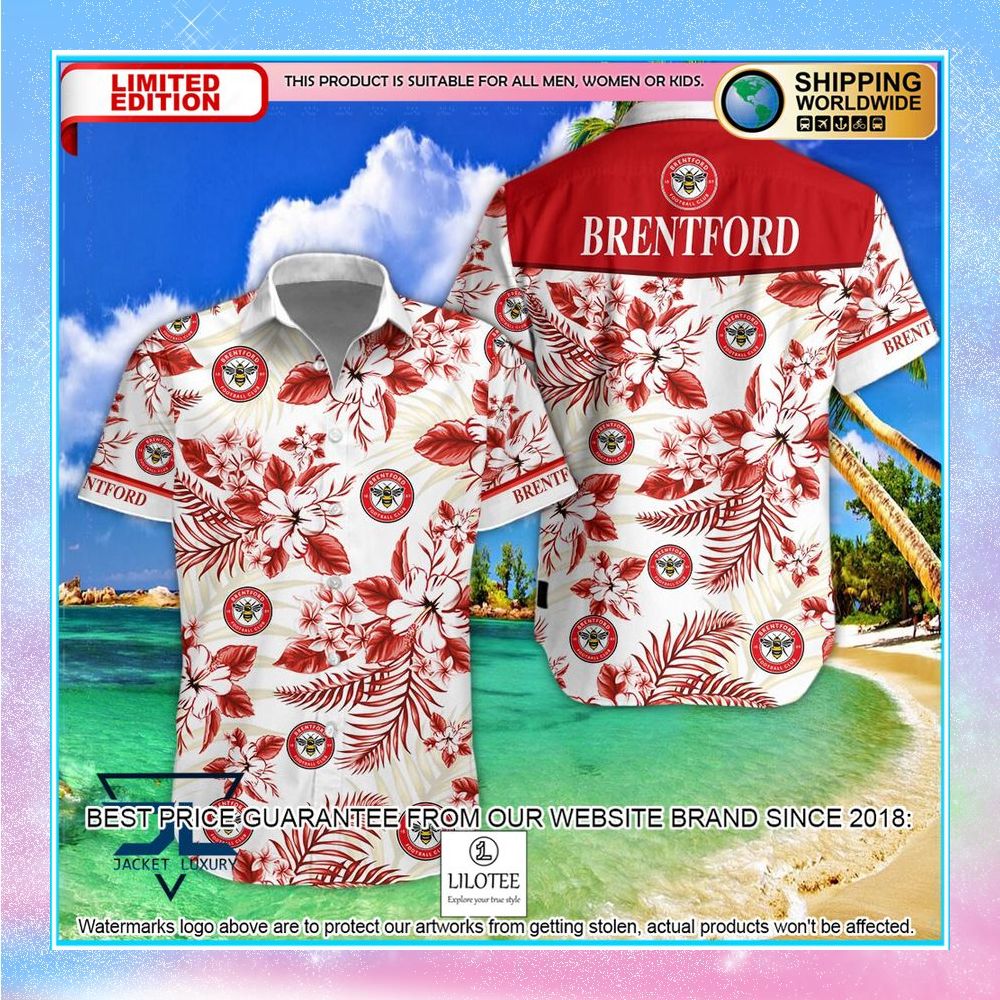brentford fc logo hawaiian shirt shorts 1 407