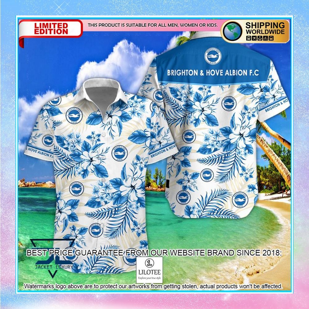 brighton hove albion f c logo hawaiian shirt shorts 1 644