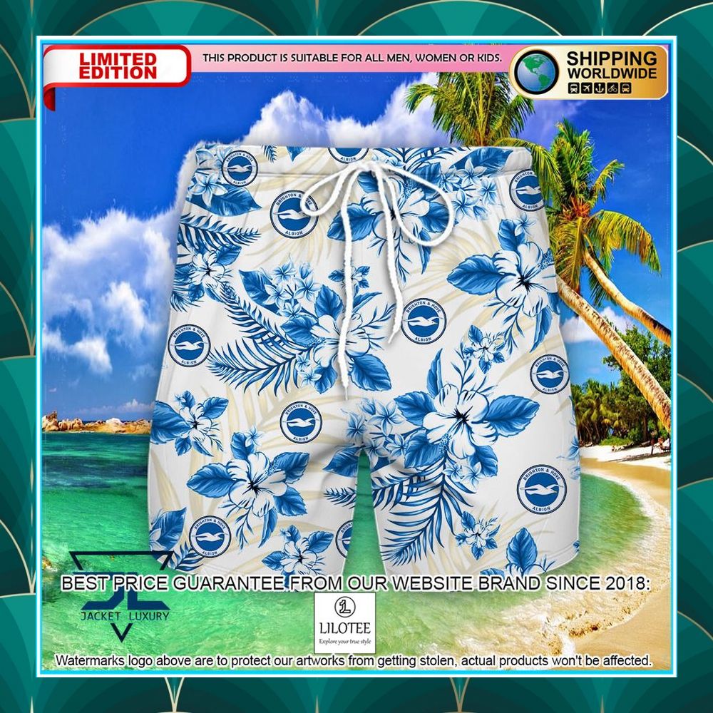 brighton hove albion f c logo hawaiian shirt shorts 2 409