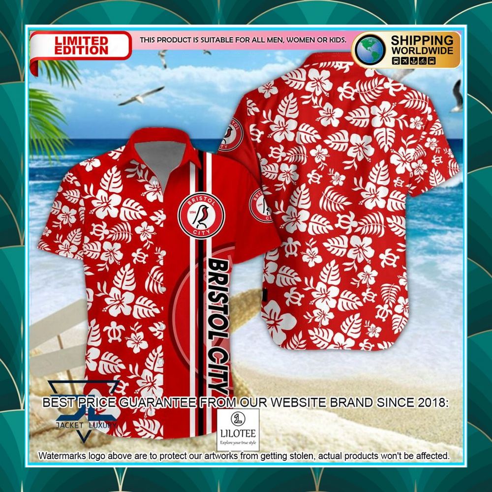 bristol city red hawaiian shirt shorts 1 311