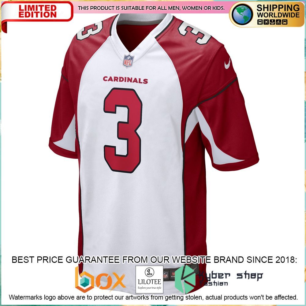 budda baker arizona cardinals nike white football jersey 2 766