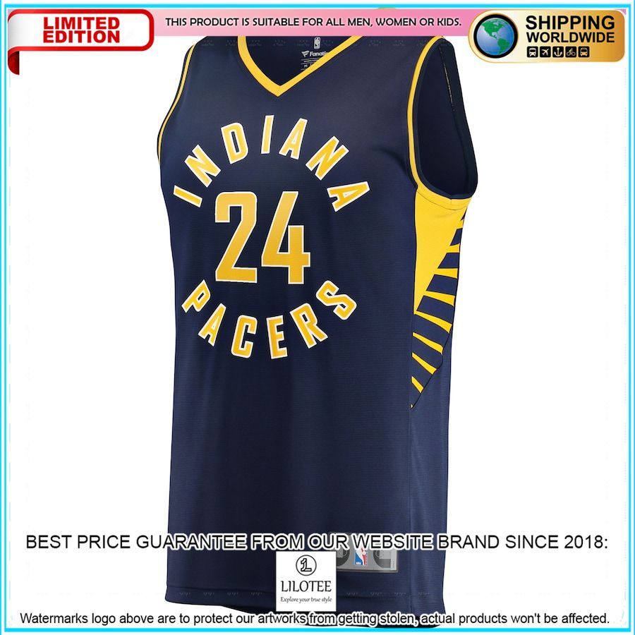 buddy hield indiana pacers 2022 23 navy basketball jersey 2 296