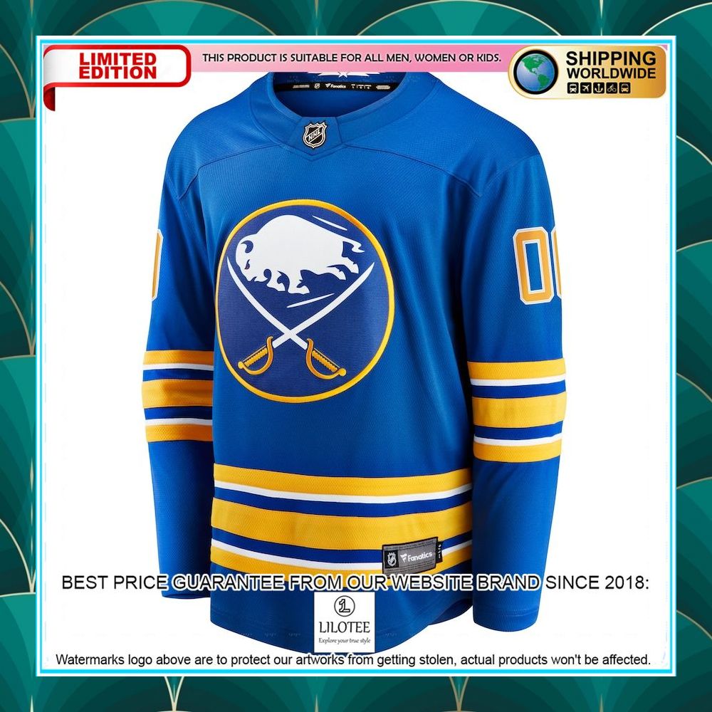 buffalo sabres 2020 21 home custom royal hockey jersey 2 327