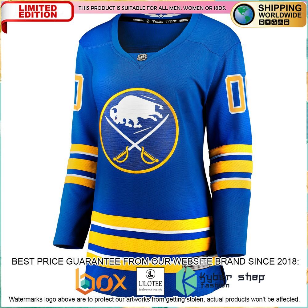 buffalo sabres womens 2020 21 custom royal hockey jersey 2 599