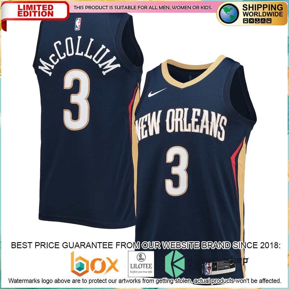 c j mccollum new orleans pelicans nike 2021 22 navy basketball jersey 1 60
