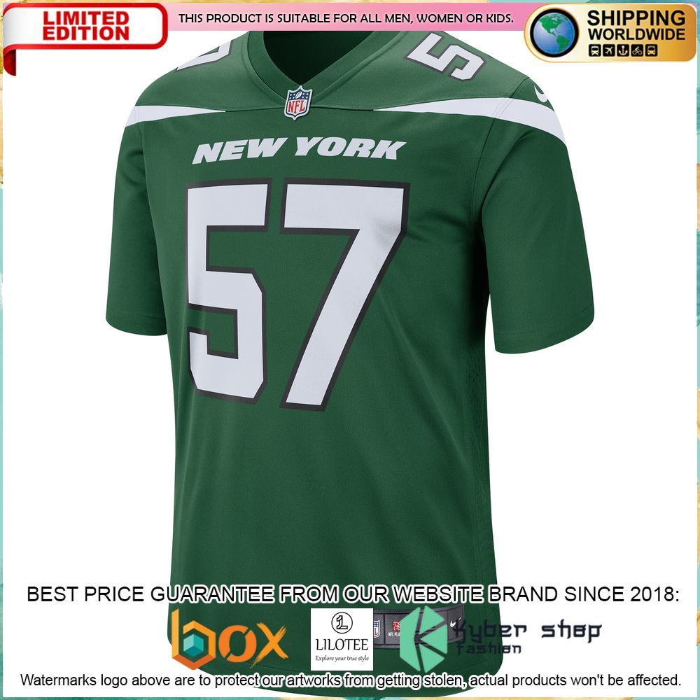 c j mosley new york jets nike gotham green football jersey 2 905