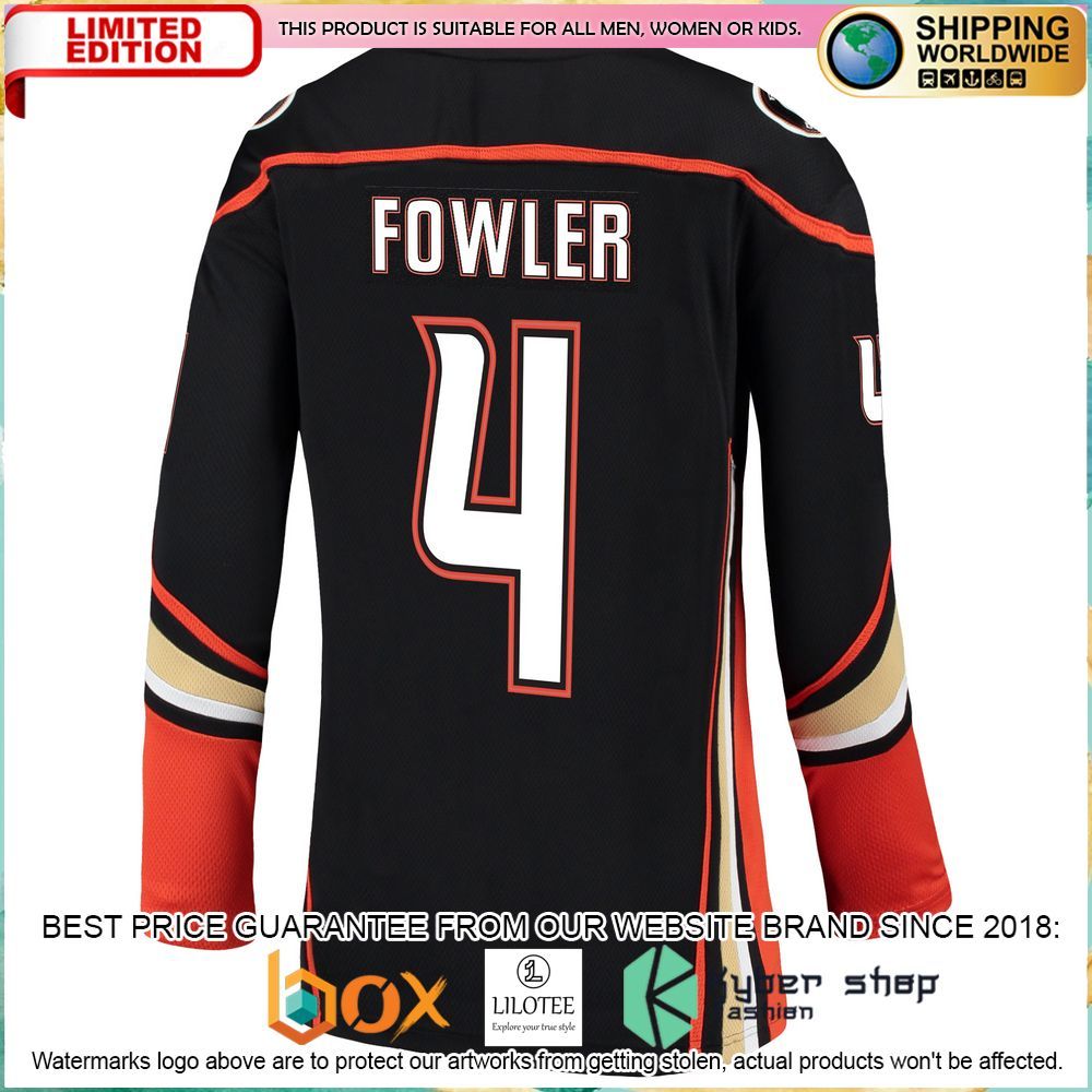 cam fowler anaheim ducks womens black hockey jersey 3 588