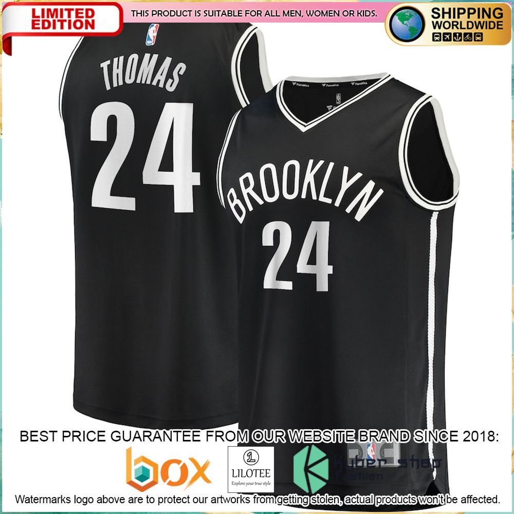 cam thomas brooklyn nets 2021 22 black basketball jersey 1 854