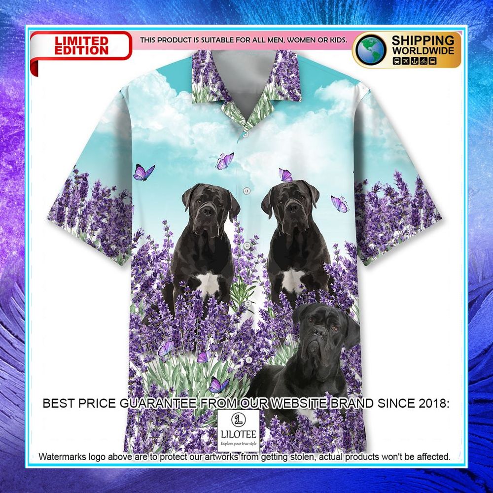 cane corso lavender hawaiian shirt 1 840