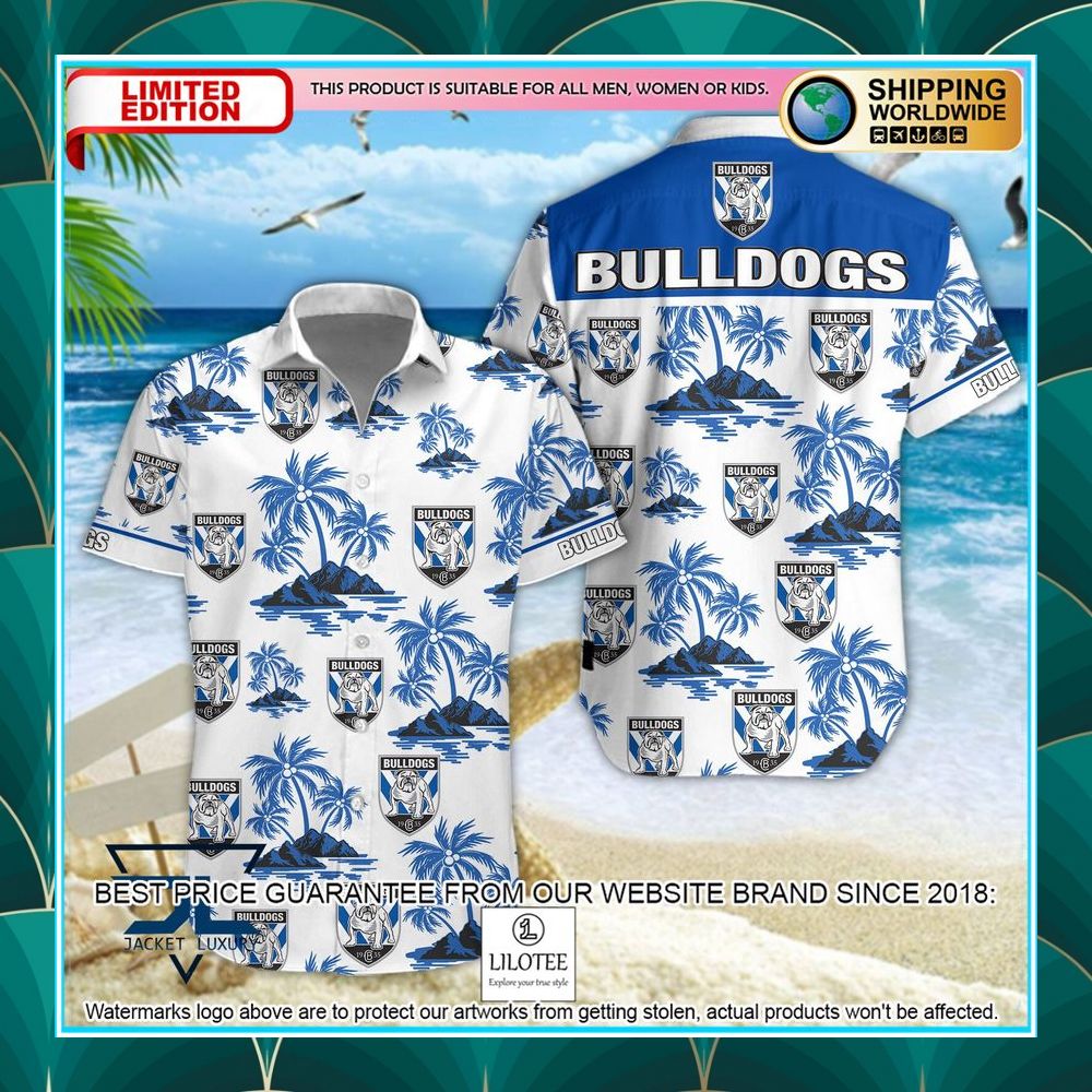 canterbury bankstown bulldogs hawaiian shirt shorts 1 528
