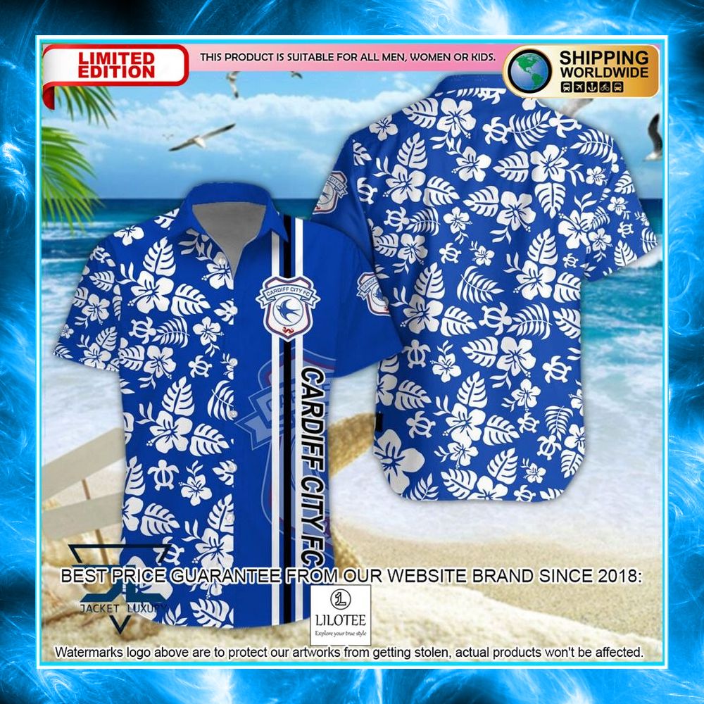 cardiff city f c hawaiian shirt shorts 1 516