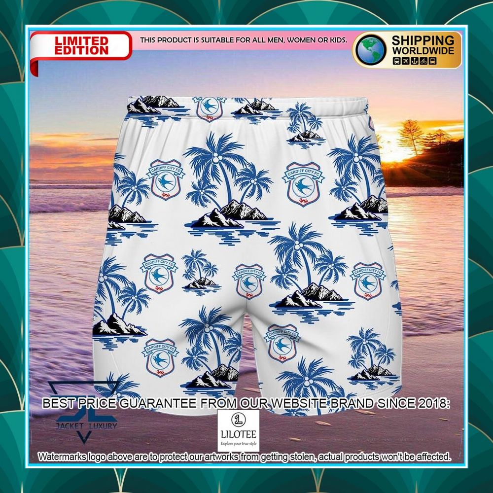cardiff city f c palm tree hawaiian shirt shorts 2 369