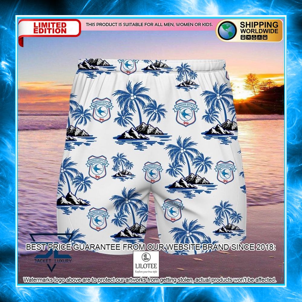 cardiff city f c palm tree hawaiian shirt shorts 2 730