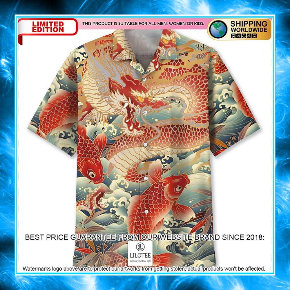 carp dragon hawaiian shirt 1 292
