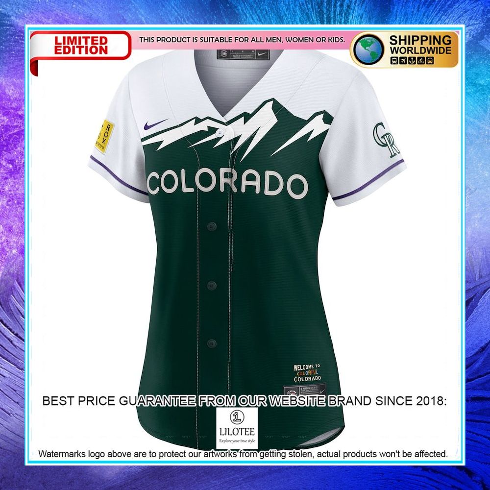 charlie blackmon colorado rockies nike women 2022 city connect player green baseball jersey 2 325