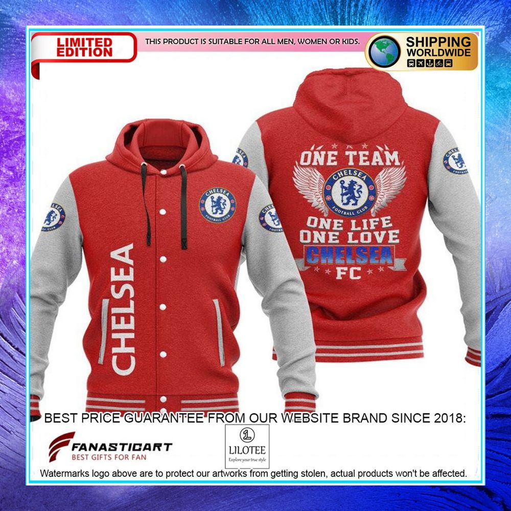 chelsea fc one team one life one love baseball hoodie jacket 5 474