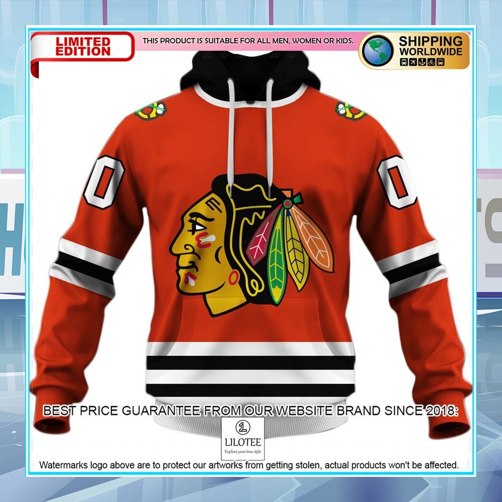 chicago blackhawks throwback vintage nhl custom shirt hoodie 1 724