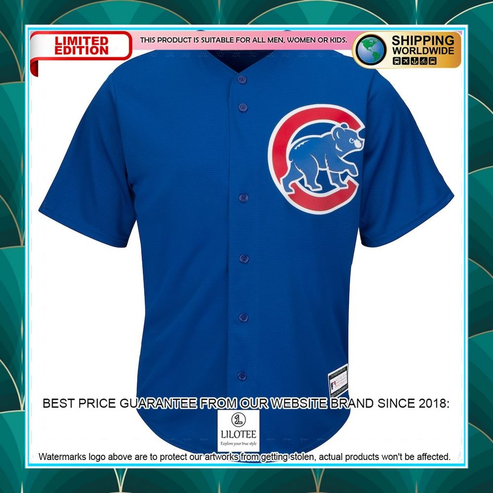 chicago cubs big tall team royal baseball jersey 2 789