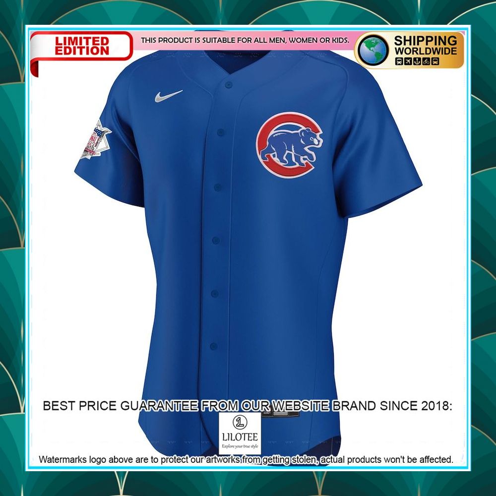chicago cubs nike alternate team royal baseball jersey 2 202
