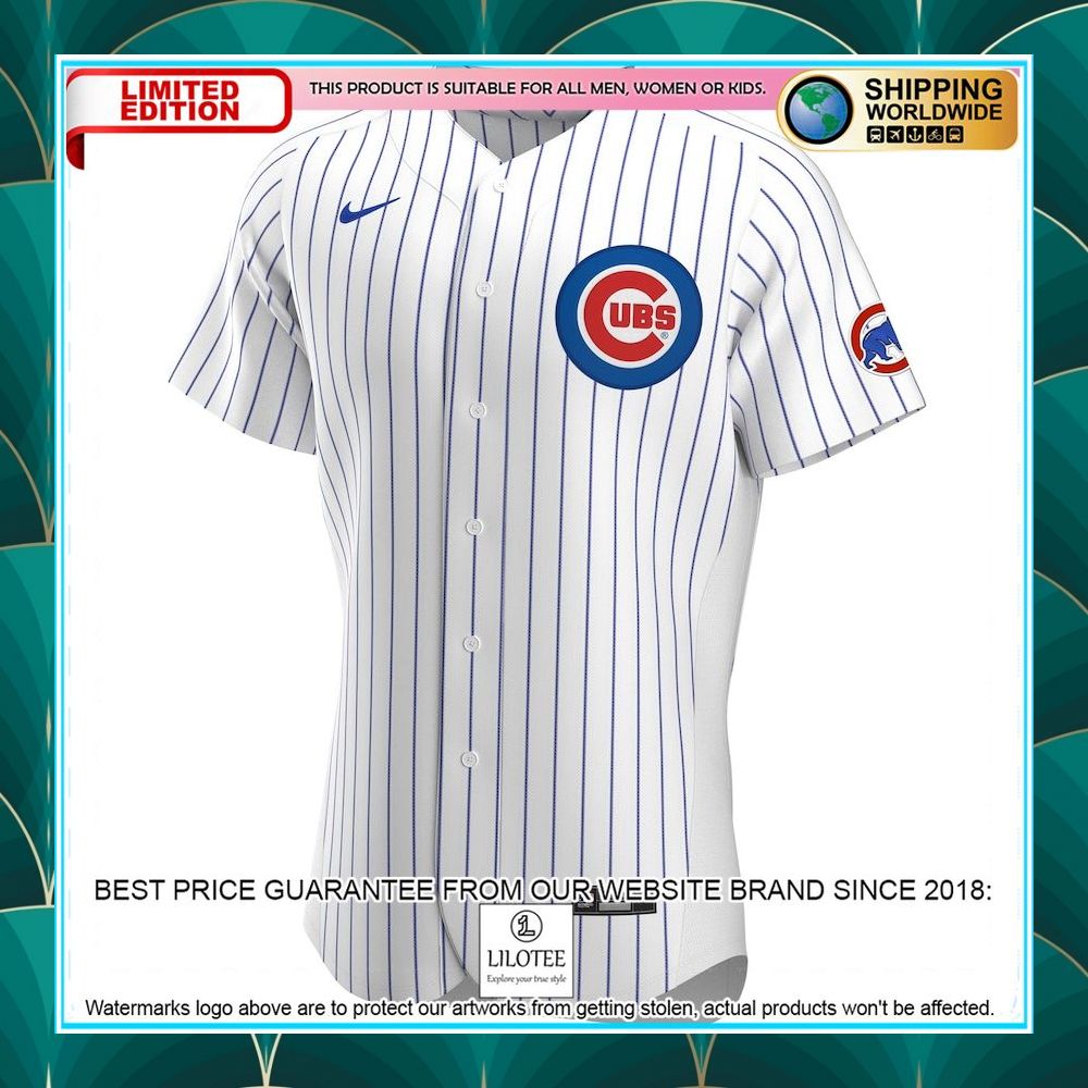 chicago cubs nike home team white baseball jersey 2 941
