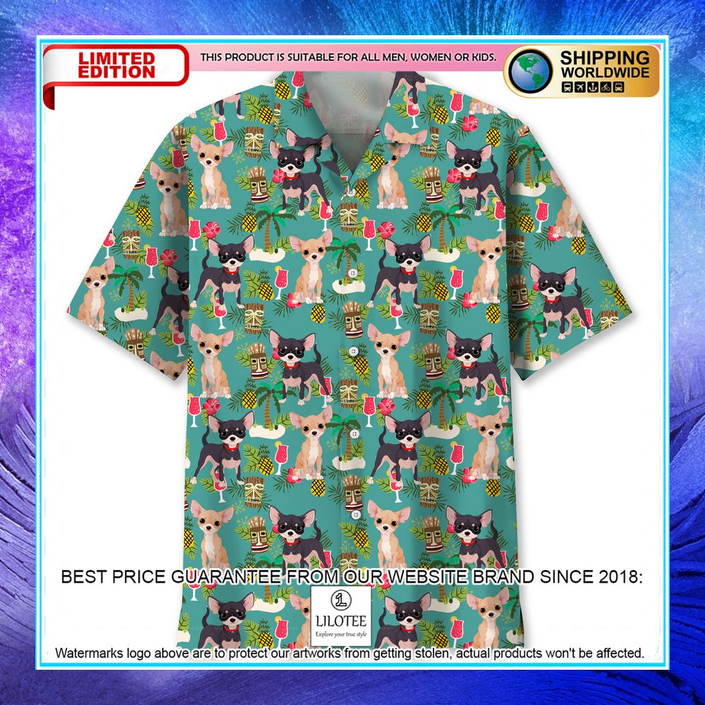 chihuahua beach hawaiian shirt 1 571