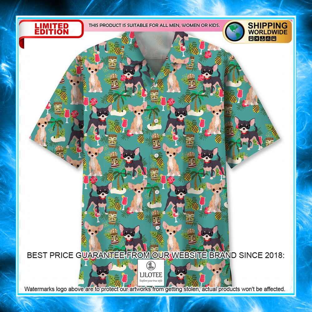 chihuahua beach hawaiian shirt 1 868