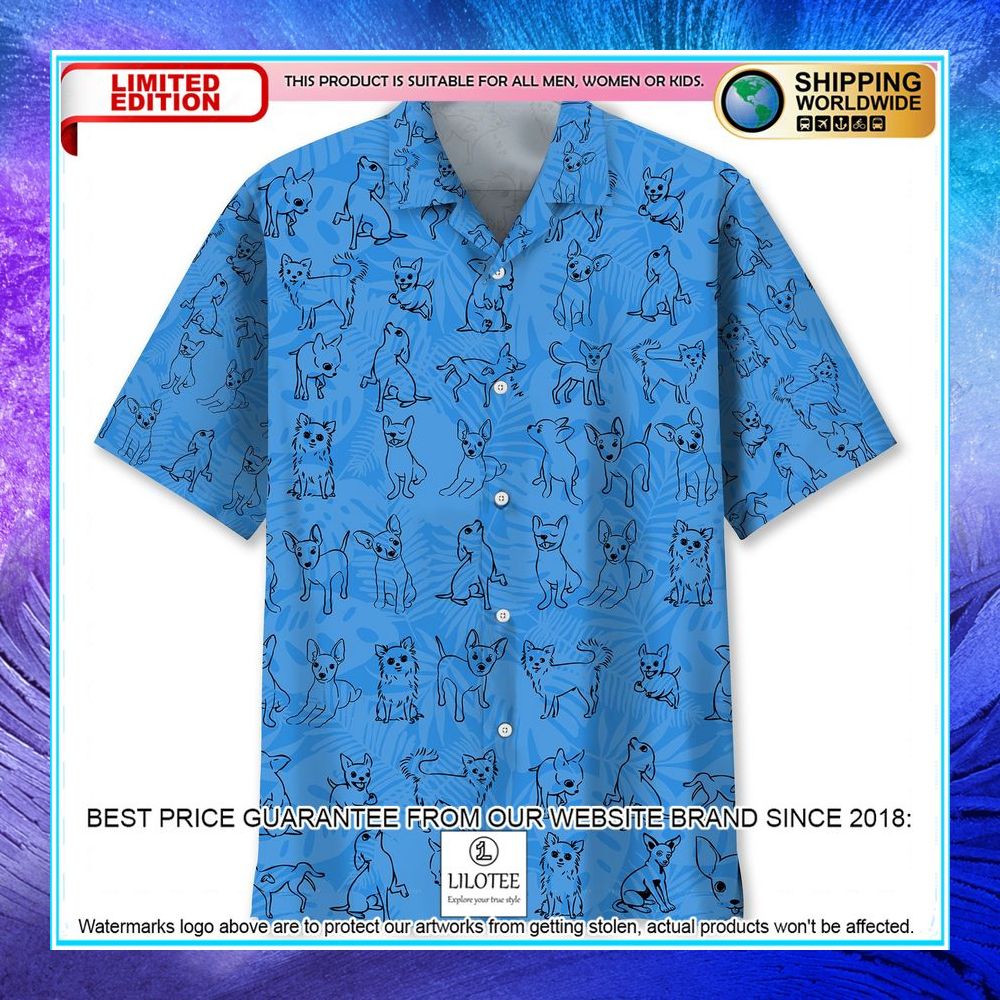 chihuahua tropical hawaiian shirt 1 688