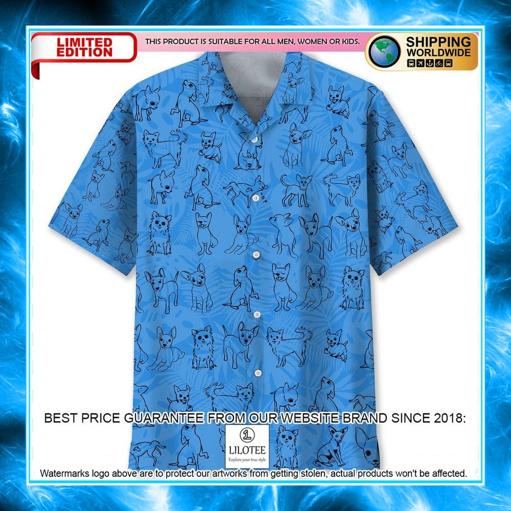 chihuahua tropical hawaiian shirt 1 697