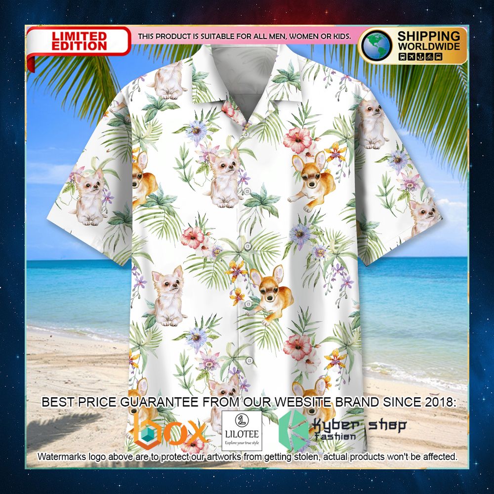 chihuahua tropical hawaiian shirt 2 317