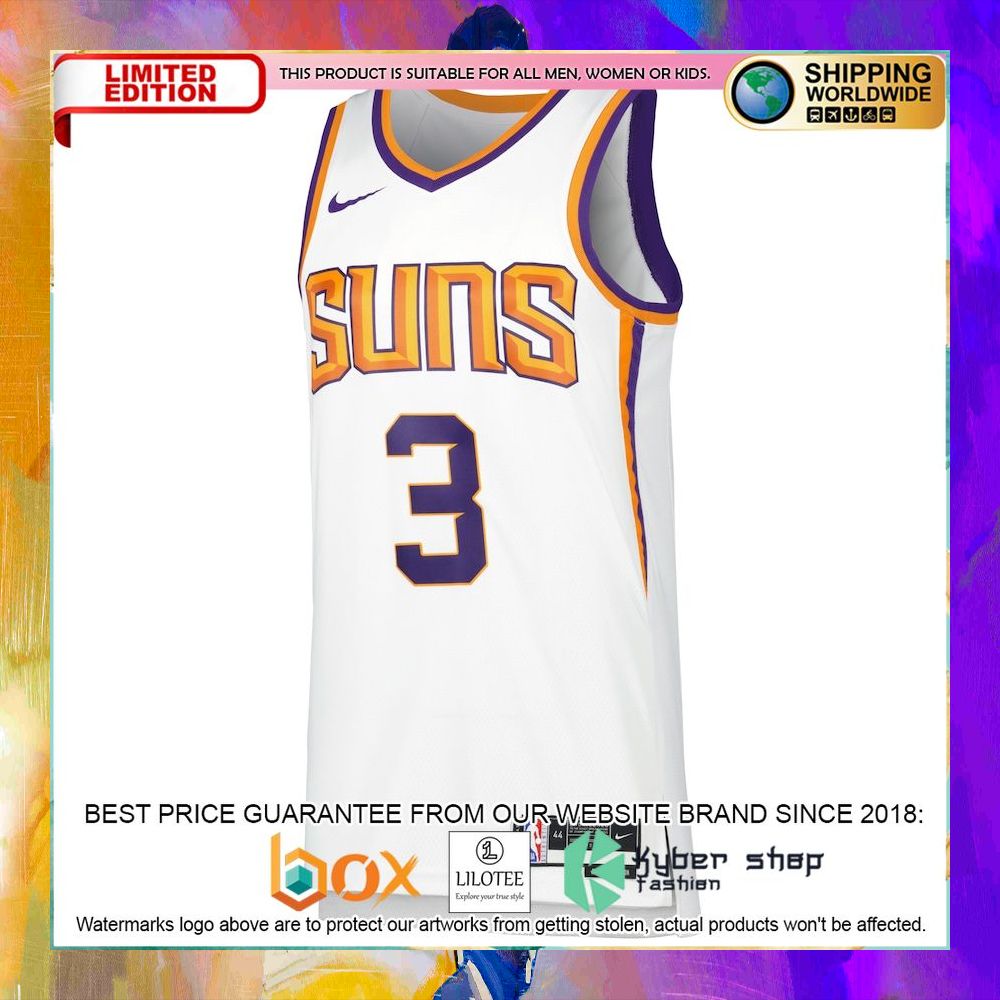 chris paul phoenix suns 2022 23 white basketball jersey 2 748