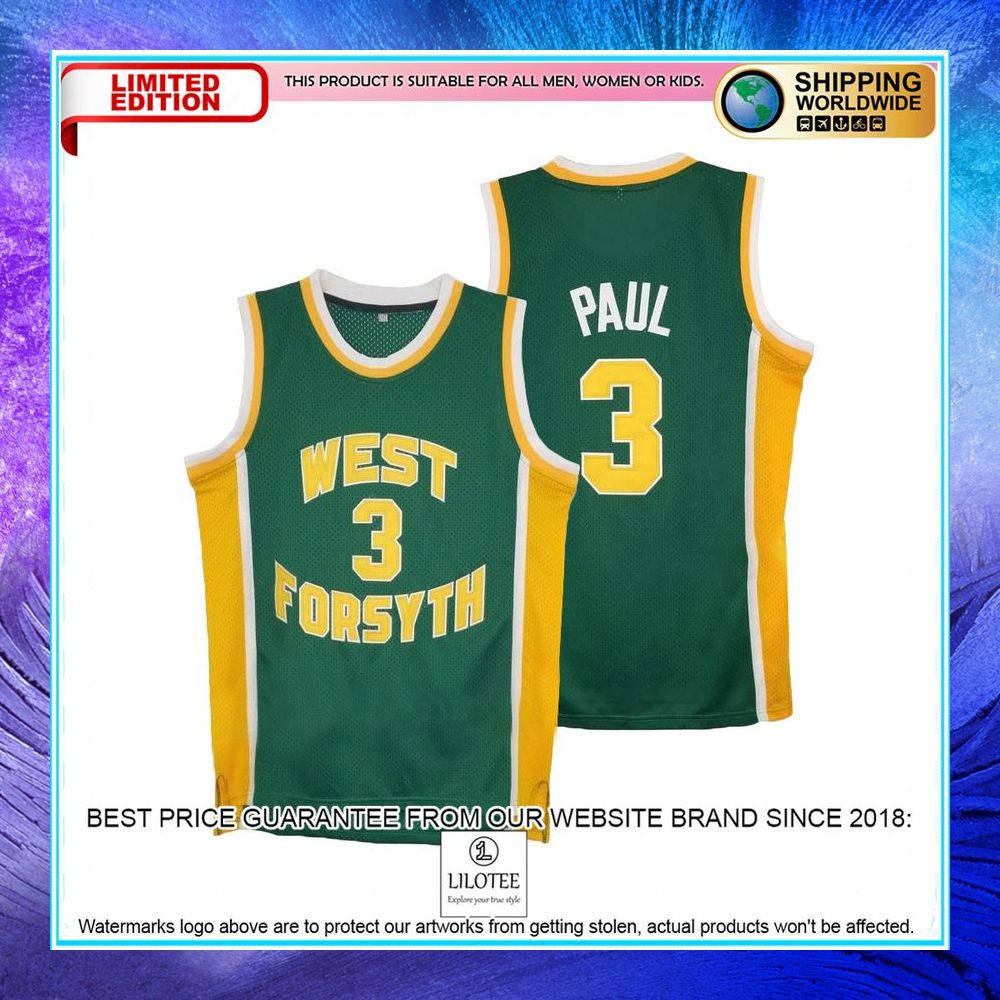chris paul west forsyth high school basketball jersey 1 804