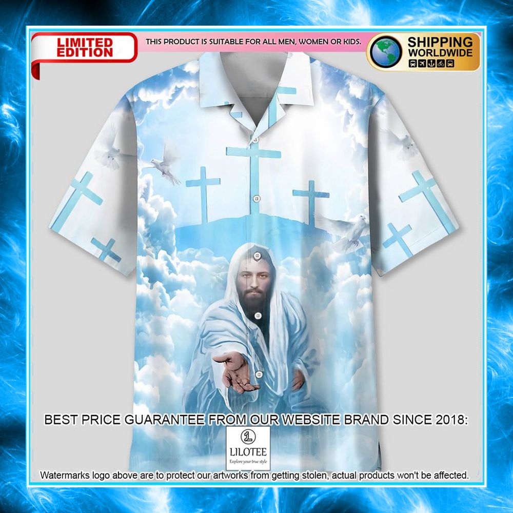 christian cross jesus hawaiian shirt 1 579