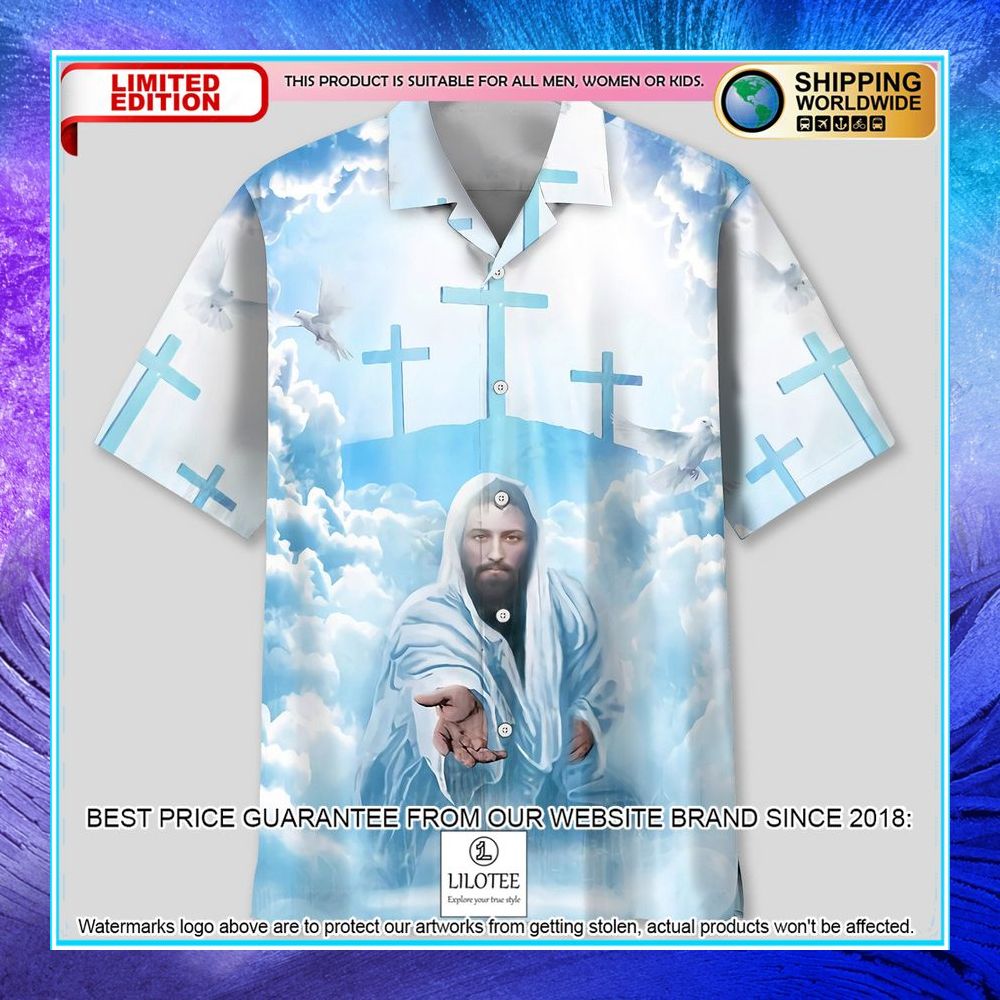 christian cross jesus hawaiian shirt 1 802